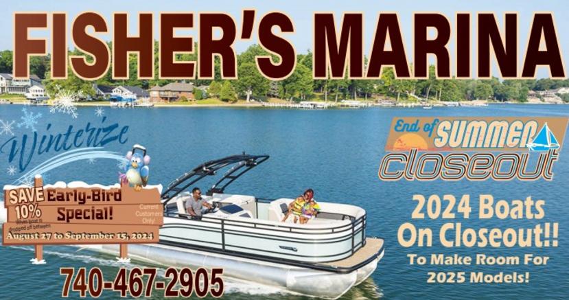 Boats For sale, Pontoon, tritoon, fishing boats, Buckeye lake boats sales, The Marina on Buckeye Lake, Columbus ohio boat sales, Yamaha Mercury Evinrude outboads