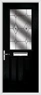 2 Panel 1 Square Composite Door fusion glass