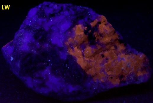 fluorescent SCAPOLITE, CORUNDUM SAPPHIRE, PLAGIOCLASE ALBITE ANORTHITE, BIOTITE -York River area, Dungannon Township, Hastings County, Ontario, Canada