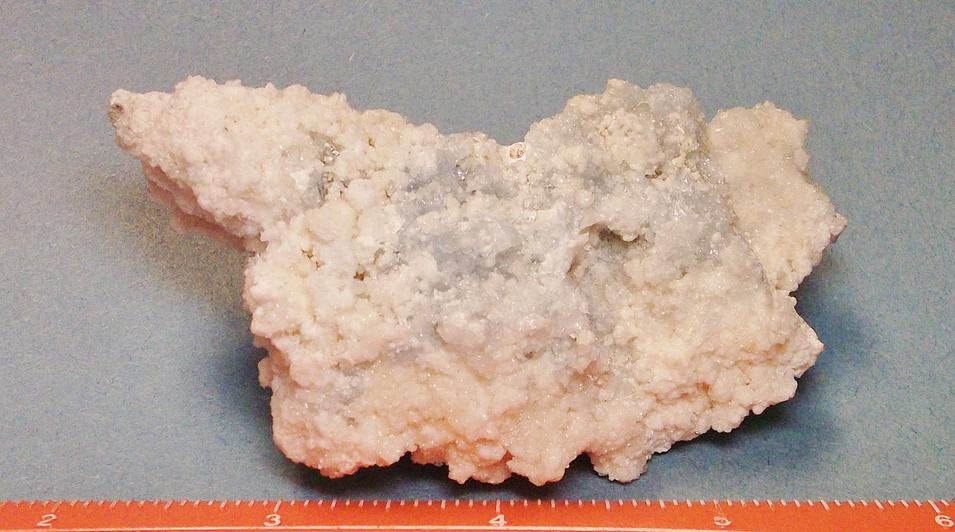 Celestine & fluorescent Calcite crystals Mojina Mine, Chihuahua, Mexico