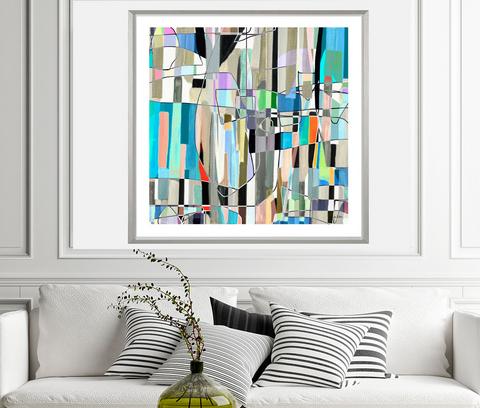 multi-color abstract art - Dubois Art