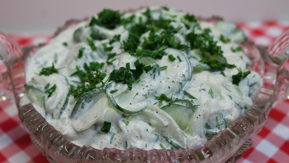 Creamy Hungarian Cucumber Salad Recipe, Noreen's Kitchen