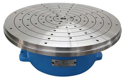 A Roto Tech rotary grinding spin table shown with motorized drive and 24-index manual shot pin
