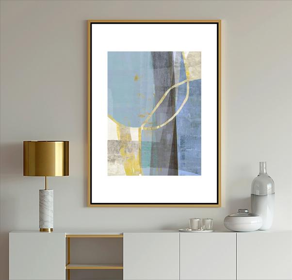 Blue Multi-color Abstract Art, #Dubois Art, #Blue Art, #modern art, #abstract art
