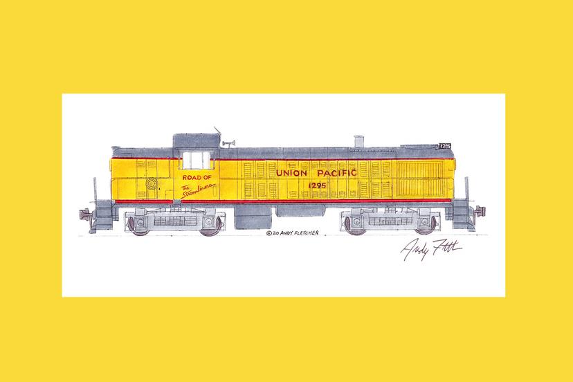 Union SD70ACe 8444 and UP Heritage Locomotives 7 magnet set Andy Fletcher 