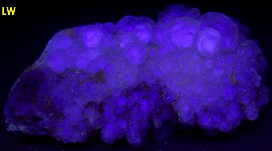 fluorescing FLUORITE, BARYTE - Madoc, Hastings County, Ontario, Canada - ex Octahedron, ex Krause