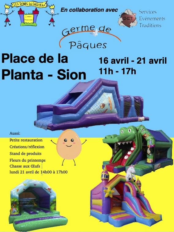 C'est Parti chateaux gonflable la planta sion