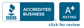 BBB Accreditation with A + Rating