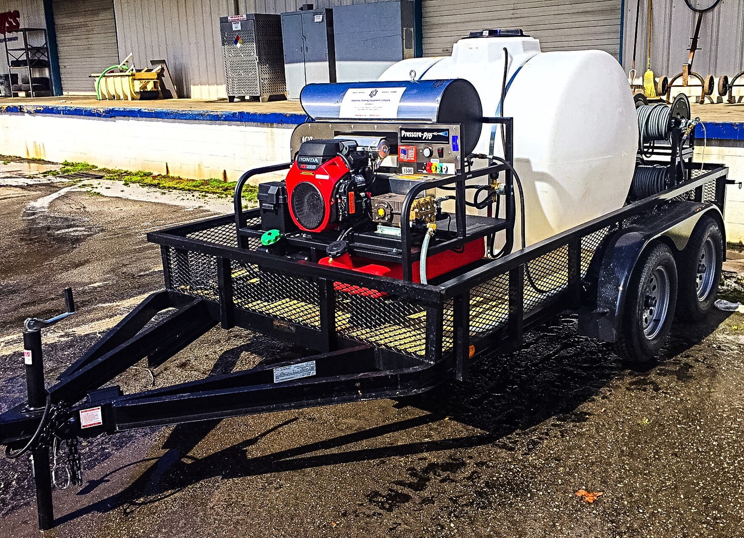 PRESSURE WASHER TRAILER