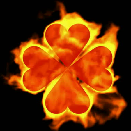 Burn away problems Saint Patrick's Day fire spell