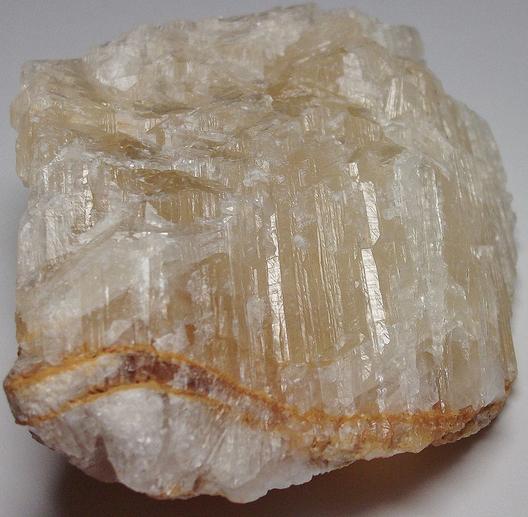 fluorescent phosphorescent CALCITE crystals - closed locality - Meckley's Quarry, Mandata, Northumberland County, Pennsylvania, USA - ex Franklin Mineral Museum