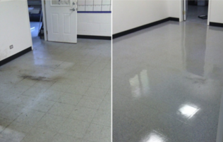Floor cleaned in Taunton, MA.