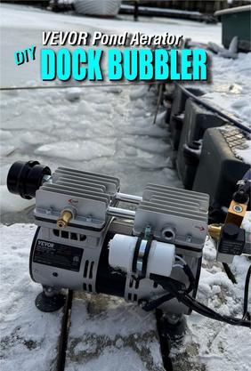Vevor pond aerator DIY Dock Bubbler