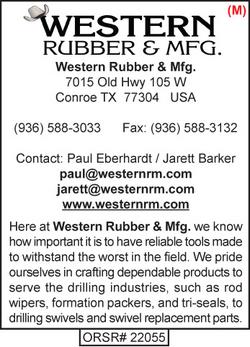 Western Rubber & Manufacturing, Water Well Products