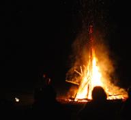 St. Hans bonfire at Sunset Villa