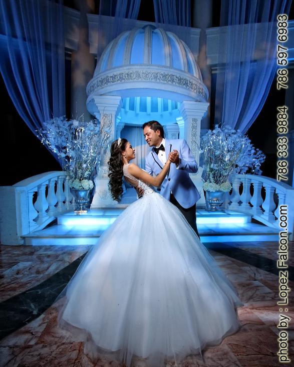 Winter Wonderland Quinceanera Sweet 15 Fantasy designers Party Theme Sweet 15 Photography Video Dresses Photo Shoot Fifteens Quince Venue Westin Colonnade Coral Gables quinceanera Dj Choreography Winter Wonderland Cake Winter Wonderland Stage Decoration Miami Winterland show Miami