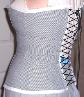 1840-1860 EARLY VICTORIAN CORSET PATTERN