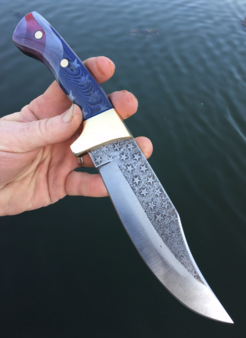 Custom Hand made Celtic Chef Knife – Berg Knifemaking