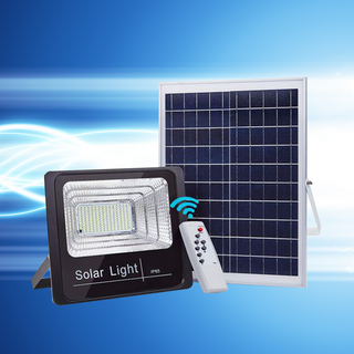  BSOD Foco solar de 40 W para exteriores, máximo 4485 lm, IP66,  impermeable, con control remoto, reflector LED con batería incorporada,  lámpara de panel solar para jardín, garaje de calle, camino