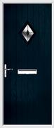 Cottage Diamond Composite Door bevel glass