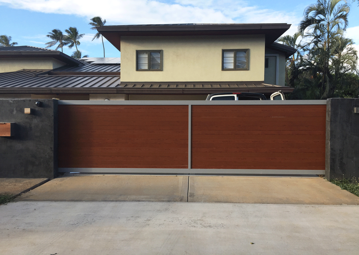 Island Style Gates, Aluminum gates Hawaii, Driveway gate Honolulu, Privacy Gates Oahu, Custom Gates Oahu, Automatic Gates Hawaii