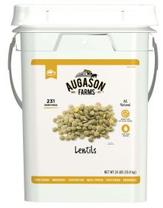 Augason Farms Lentils 40lb 4 Gallon Pail – 231 Serving Bucket