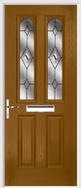 2 Panel 2 Arch Composite Door fusion glass