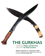 Gurkha history book by Craig Lawrence