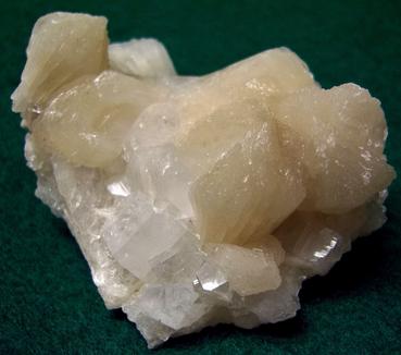 STILBITE and APOPHYLLITE - Jalgaon Distict, Maharashtra, India, ex Rutgers Geology Museum