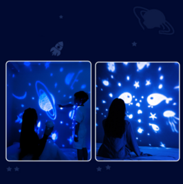 GALAXY STAR PROJECTOR - STARRY SKY NIGHT LIGHT ASTRONAUT LAMP ROOM DECOR GIFT - CHILD KIDS SPACEMAN PROJECTION