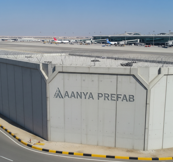 AANYA PREFAB PRECAST WALL AIRPORT