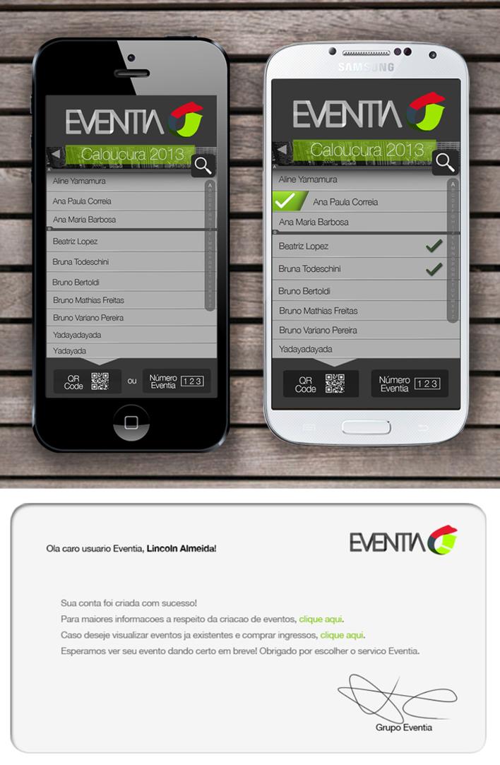mockup looks like event app for mobile