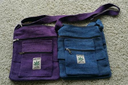 Large Hemp Passport Bags