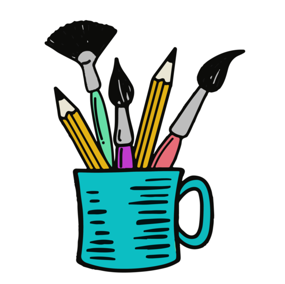 pottery painting clipart