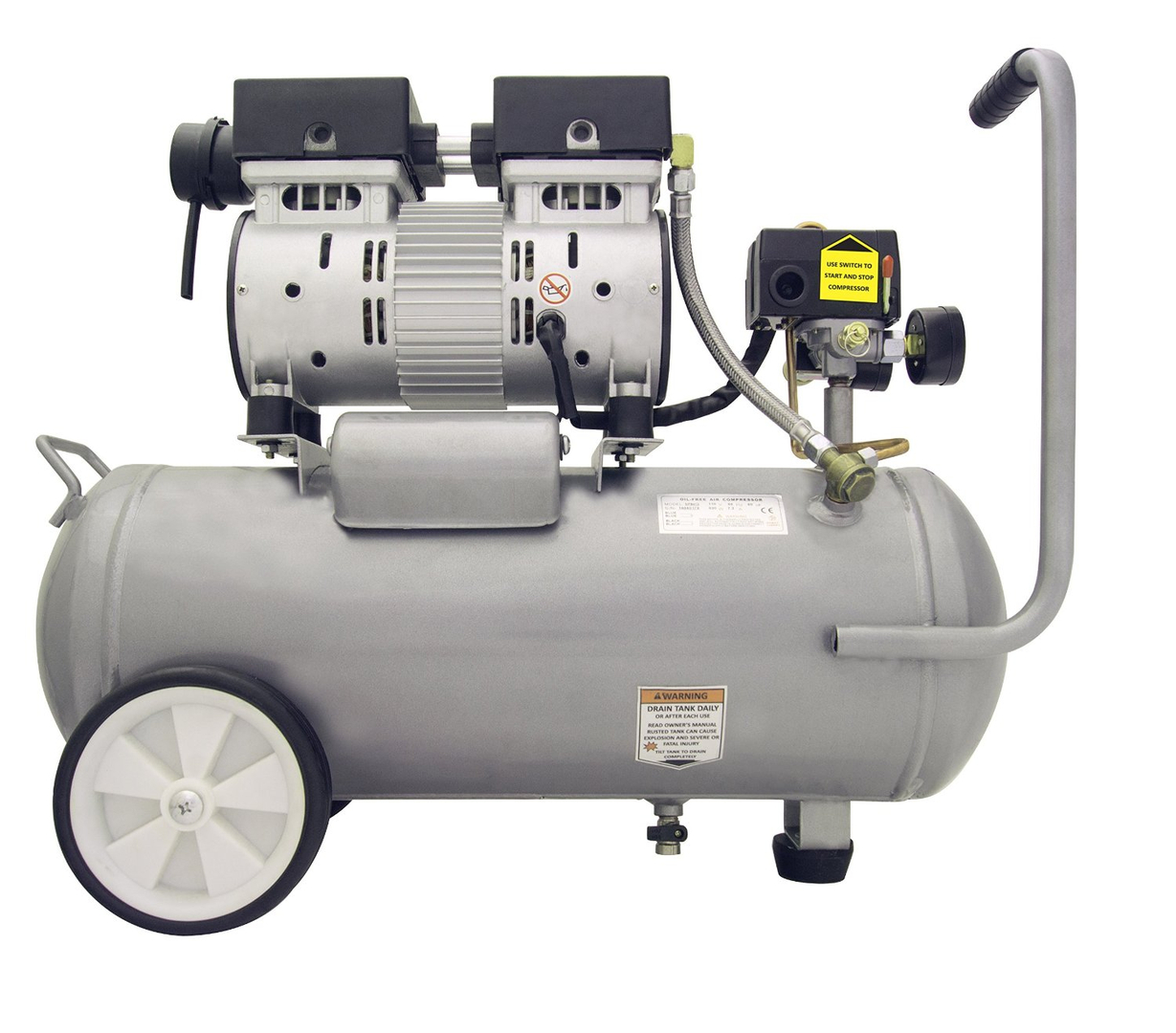 Oil free outlet compressor