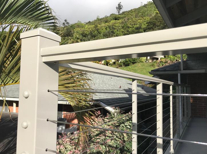 cable railing Honolulu, Aluminum Railing System Hawaii,Cable railing Hawaii, Aluminum Cable railing Oahu, Cable railing Honolulu, cable railing