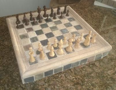 How to make a DIY easy Outdoor Ceramic Chess Board. www.DIYeasycrafts.com