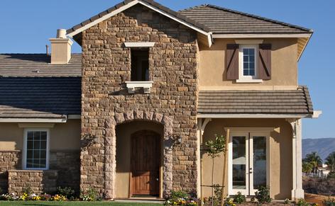 Stone Facade Home Architect Design Image