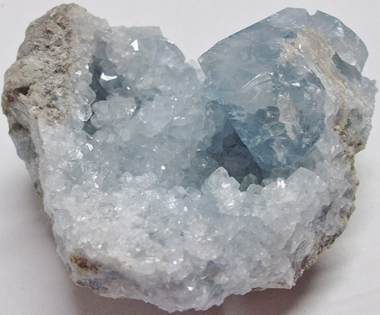Celestine, Sakoany deposit, Madagascar