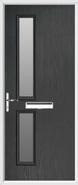 2 Square Composite Door obscure glass