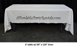 rental table rental chair rental linen