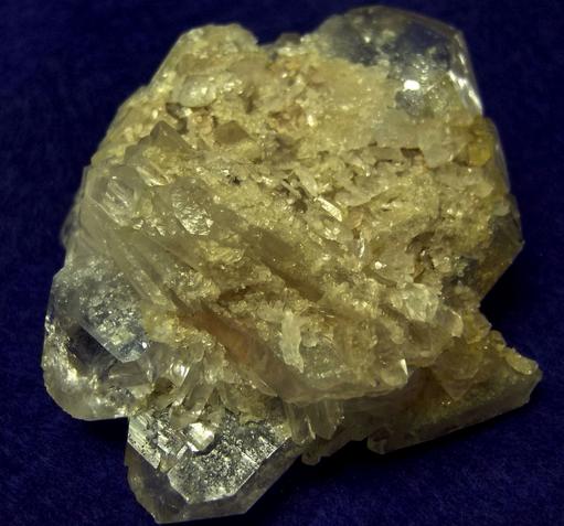 tabular QUARTZ crystals - Hot Springs, Garland County, Arkansas, USA - ex Rutgers Geology Museum