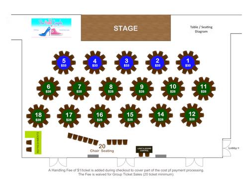 The Odd Couple (FV) Audience Seating Chart