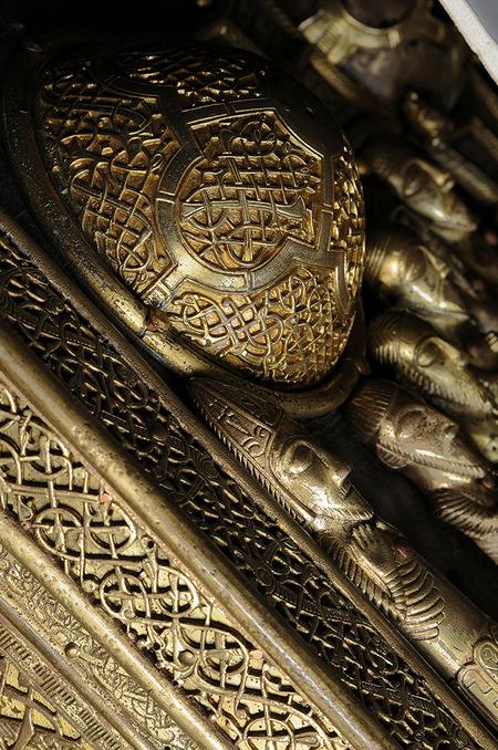 Saint Manchan's Shrine bronze figures. Photography by Kevin O'Dwyer
