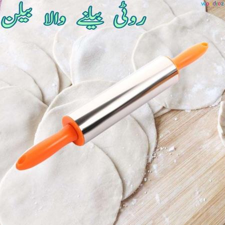 Rolling Pin in Pakistan with Non Stick Stainless Steel Surface. Buy Online Lahore