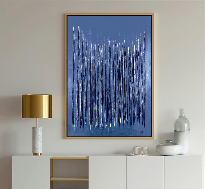 Blue Art, Abstract Art, Dubois Art