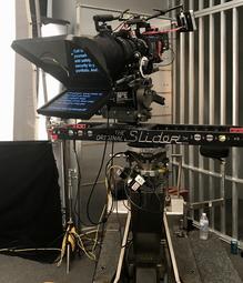 Teleprompter USA 10inch on Long Lens