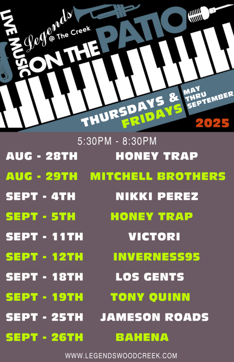 Legends Woodcreek | Live Music | Roseville Ca