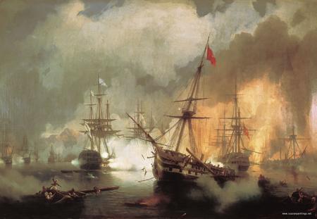 Sea battle with Ottomans