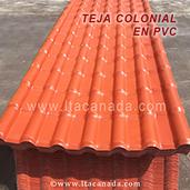 Teja Colonial en PVC LTA